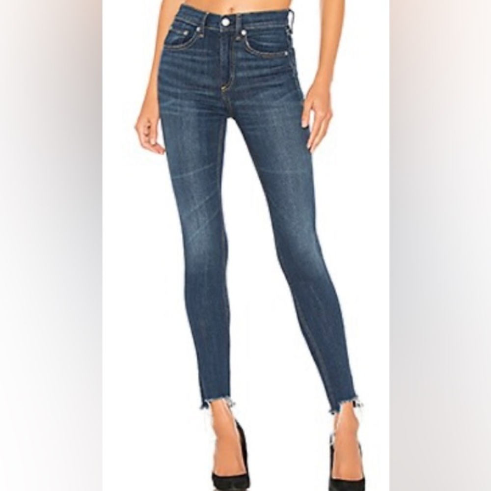 Rag & Bone High Rise Ankle Skinny - Size 32